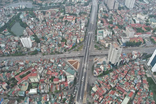 Vành đai 2 trên cao Hà Nội chuẩn bị thông xe