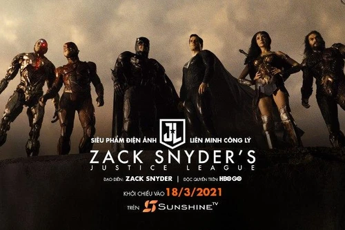 Zack Snyder’s Justice League”, công chiếu trên Sunshine TV trở thành phim bom tấn đáng xem nhất ở Việt Nam? 