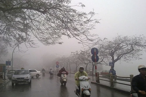 Bắc bộ chuyển rét, vùng núi rét đậm do gió mùa Đông Bắc tràn về