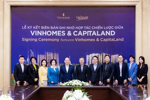 CapitaLand Development hợp tác cùng Vinhomes, ra mắt dự án The Fullton trị giá 800 triệu USD