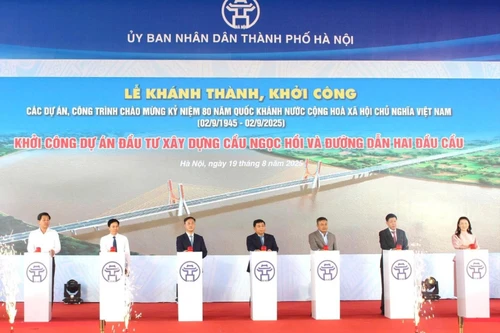 Khởi công xây dựng cầu Ngọc Hồi nối liền Hưng Yên với Thủ đô Hà Nội