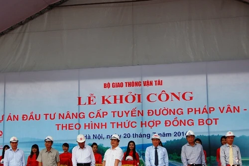 Đường Pháp Vân- Cầu Giẽ thành cao tốc