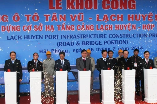 Gần 12.000 tỷ đồng xây dựng đường ô tô Tân Vũ- Lạch Huyện