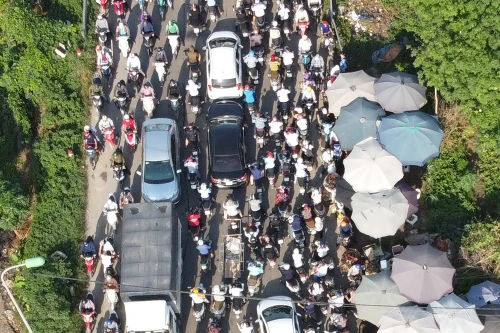 Thí điểm tổ chức giao thông qua cầu Mai Lĩnh trên quốc lộ 6 để giảm ùn tắc