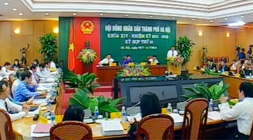 Khai mạc kỳ họp thứ 10 HĐND TP Hà Nội