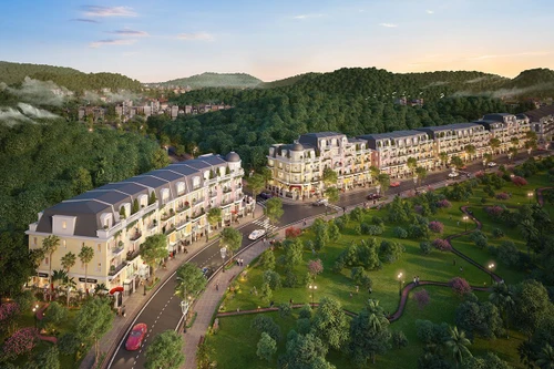 Shophouse Sky Town - phố mua sắm giải trí độc đáo tại trung tâm Yên Bái