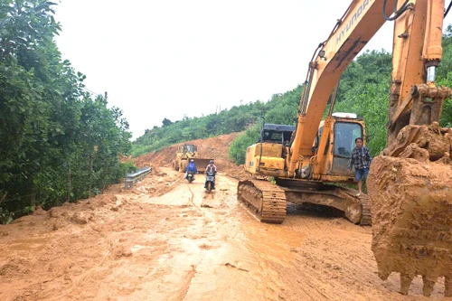 Công bố tình huống khẩn cấp về thiên tai trên đường Trường Sơn Đông