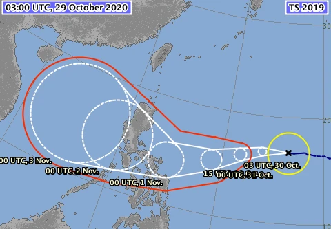 Biển Đông chuẩn bị đón bão Goni giật cấp 14