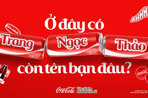 Coca Cola tái khởi động chiến dịch “Share A Coke” với thông điệp “Từ cái tên, mình kết nối” 