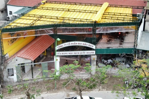 Vụ cải tạo chỗ làm việc rồi "hô biến" thành quán bia: Sở Xây dựng yêu cầu kiên quyết xử lý vi phạm