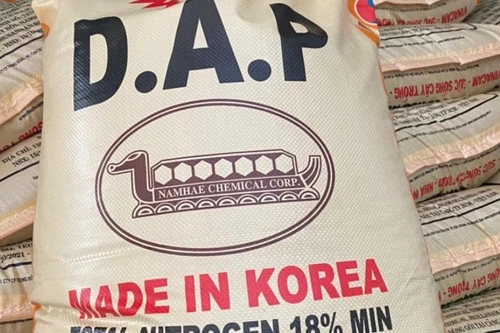 Không có việc dừng nhập khẩu phân bón DAP từ Hàn Quốc vì lùm xùm dư lượng Camidi