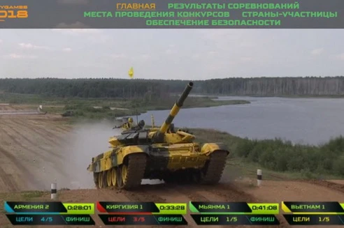 [ẢNH] Cập nhật thành tích của đội Việt Nam sau ngày thi đấu Tank Biathlon đầu tiên