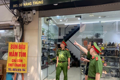 Phát huy hiệu quả mô hình camera an ninh ở phường Hàng Bạc 