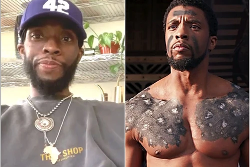 [ẢNH] Những hình ảnh cuối đời của tài tử 'Black Panther': Gầy rộc do bệnh, phải chống gậy để đi lại