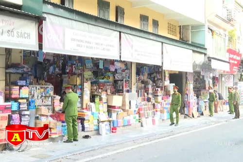 Xử lý tình trạng vi phạm trật tự đô thị ở phố cổ Hà Nội