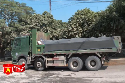 Tăng cường xử lý xe chở vật liệu xây dựng quá tải trọng