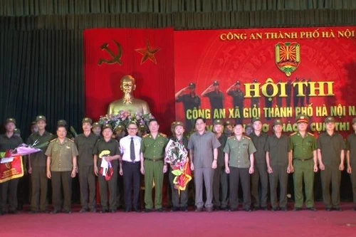 Hội thi công an xã giỏi Cụm thi số 2