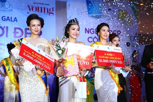 Cao Ngọc Uyên Thu đoạt vương miện "Người đẹp công sở 2015"
