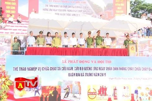 Quận Hai Bà Trưng củng cố, phát huy lực lượng PCCC tại chỗ