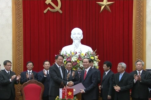 Nâng cao hợp tác Việt Nam - Singapore