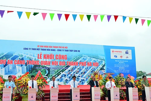 Khởi công cảng thông quan nội địa lớn nhất Thủ đô