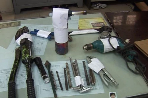 CAQ Thanh Xuân bắt giữ đối tượng trộm két sắt