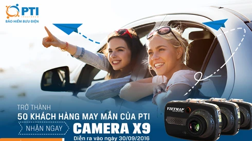 Mua bảo hiểm ô tô nhận camera hành trình X9
