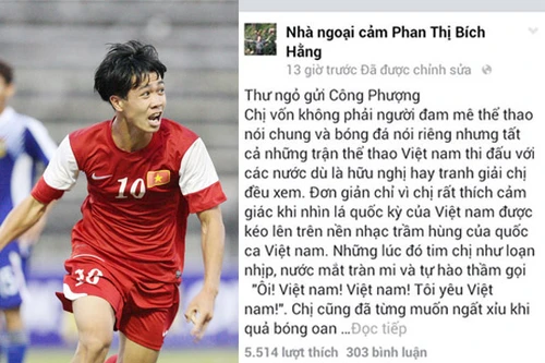 Nhà ngoại cảm Phan Thị Bích Hằng gửi thư ngỏ tới Công Phượng