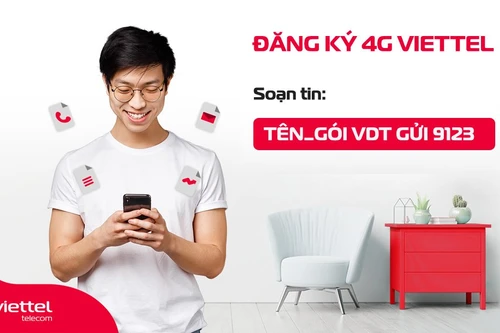 Đăng ký 4G Viettel với gói cước mạng 2024 tại Viettel DATA