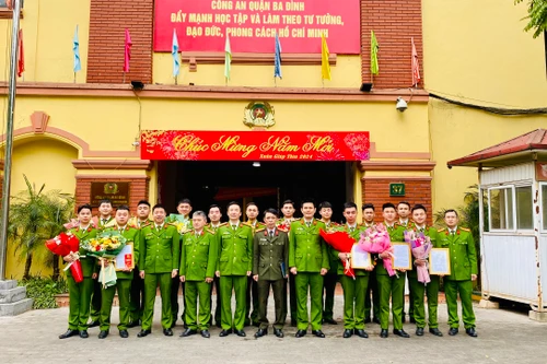 Chúc mừng 13 chiến sỹ hoàn thành nghĩa vụ Công an nhân dân