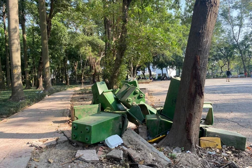 Những hình ảnh công viên Tuổi trẻ Thủ đô trước ngày có chủ trương cải tạo