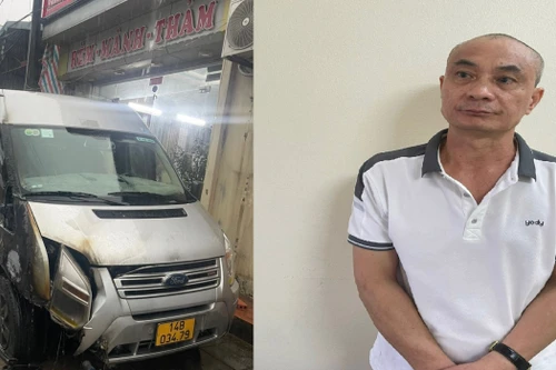 Cải trang thành 'ninza', rạng sáng đi đốt xe ô tô 16 chỗ