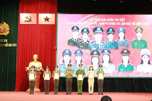Tổng kết phong trào thi đua đặc biệt kỷ niệm 60 năm Ngày Bác Hồ về thăm Công an Hà Nội