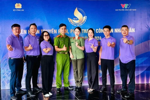 Thí sinh của đội tuyển Công an Hà Nội tạo ấn tượng ở Liên hoan Truyền hình, phát thanh CAND