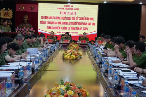 Đảm bảo tuyệt đối an ninh, an toàn những sự kiện quan trọng diễn ra trên địa bàn Thủ đô