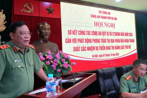 Công an Hà Nội: Tăng tốc, hoàn thành chất lượng các chỉ tiêu công tác năm 2024