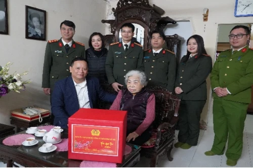 Đảng ủy, Ban Giám đốc Công an TP Hà Nội tri ân, tưởng nhớ các đồng chí nguyên lãnh đạo CATP