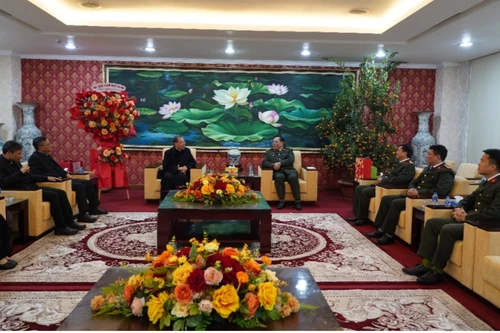 Tòa Tổng Giám mục Tổng Giáo phận Hà Nội thăm, chúc mừng Công an TP Hà Nội nhân dịp Tết Nguyên đán