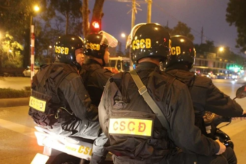  069.219.6953 - Số điện thoại đường dây nóng của Trung đoàn Cảnh sát cơ động Công an Hà Nội