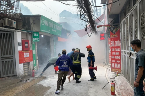 ‘Bài học’ thiết thực phòng, chống ‘giặc’ lửa đối với bà con tổ dân phố số 18 phường Định Công 