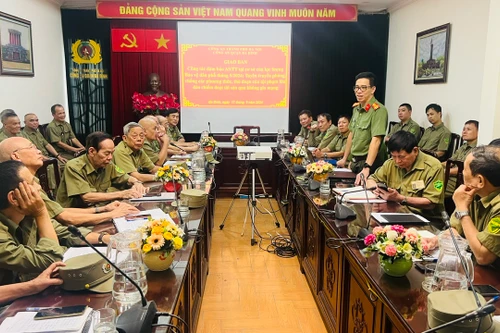 Trang bị kỹ năng phòng, chống tội phạm lừa đảo chiếm đoạt tài sản cho lực lượng bảo vệ dân phố