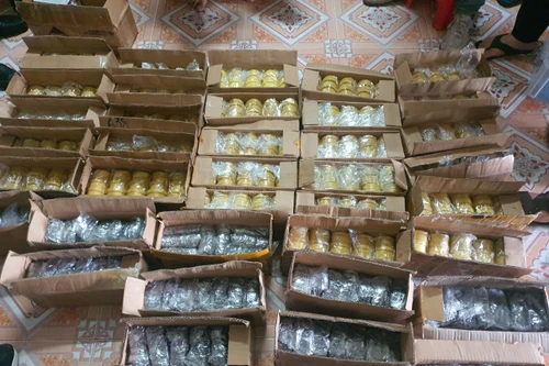 Bắt đối tượng tàng trữ, vận chuyển trái phép hơn 1 tấn đạn chì 