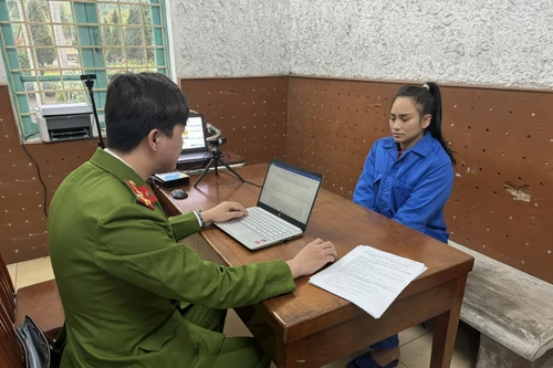 Khởi tố người phụ nữ dùng dao chém gây thương tích cán bộ Công an