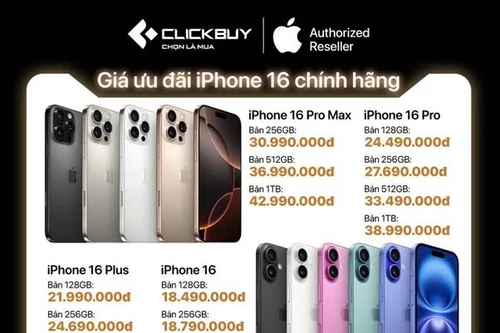 Trải nghiệm những ưu đãi hấp dẫn khi mua iPhone 16 tại Clickbuy