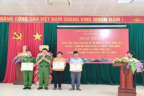 Hiệu quả mô hình “Quản lý thanh thiếu niên có biểu hiện vi phạm pháp luật” tại xã Sen Phương