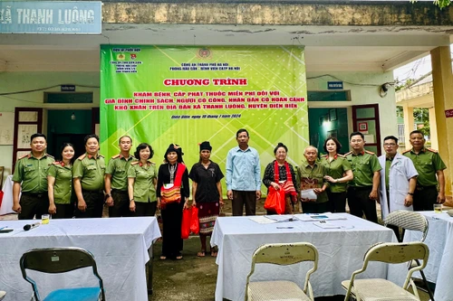 Hành trình ý nghĩa trong những ngày tháng Bảy của Phòng Hậu cần và Bệnh viện CATP Hà Nội