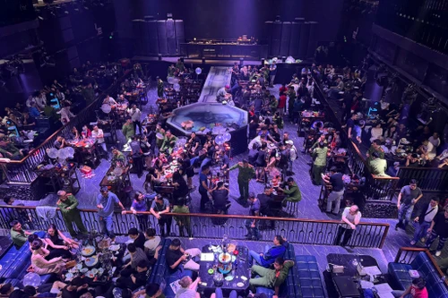 Đột kích vũ trưởng 'khủng' ở đất Cảng, phát hiện 26 khách dương tính với ma túy