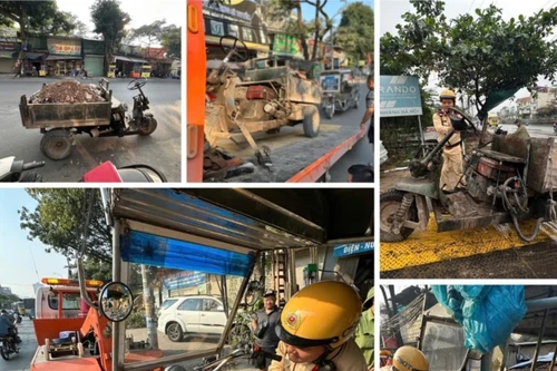 Từng bước kéo giảm mối nguy mất an toàn giao thông ở địa bàn cửa ngõ Thủ đô