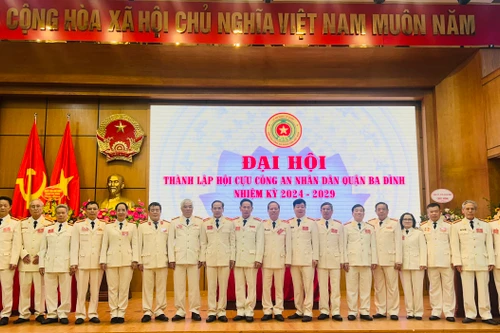 Tổ chức thành công Đại hội Cựu Công an nhân dân quận Ba Đình lần thứ nhất