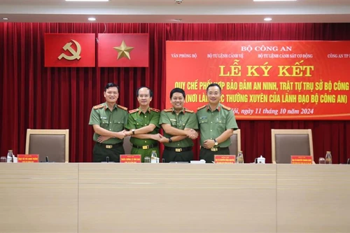 Triển khai Quy chế phối hợp bảo đảm an ninh, trật tự trụ sở Bộ Công an